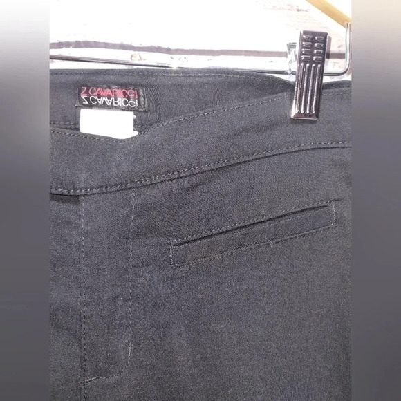 Z. Cavaricci Vintage Y2K Black Stretch Crop Dress‎ Office Pant size 5 - Picture 3 of 5